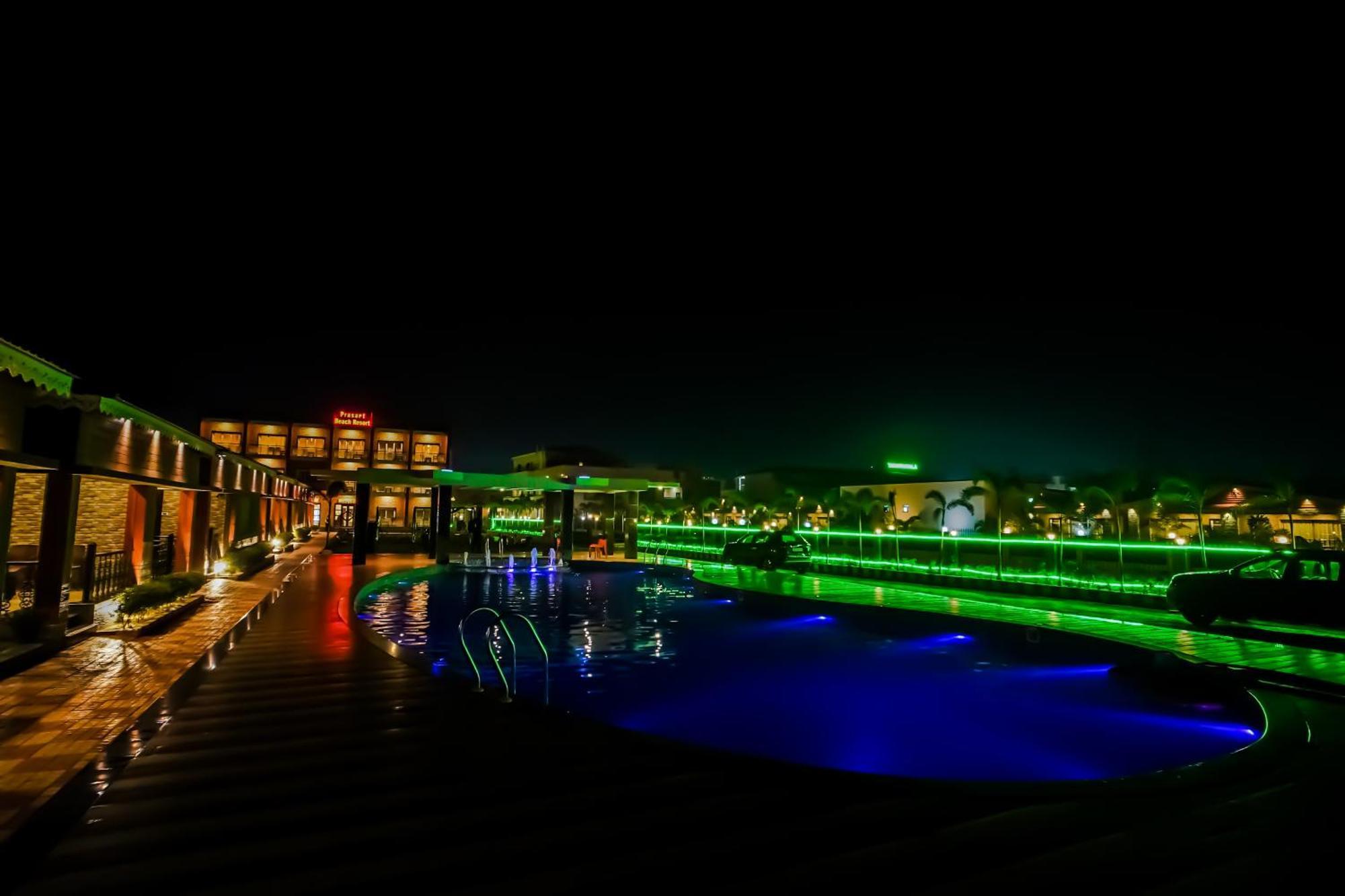 Prasant On Beach Resort !! Lift - Wifi -Restaurant-Parking Facilities-Newly Decorated Room !! Mandarmani Kültér fotó